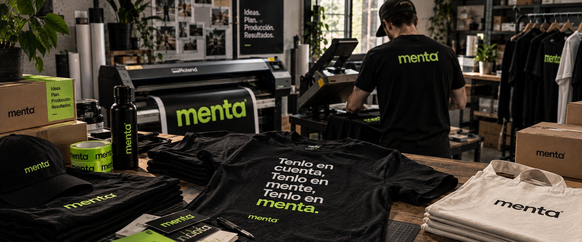 Impresión & Producción: trabajos de Menta
