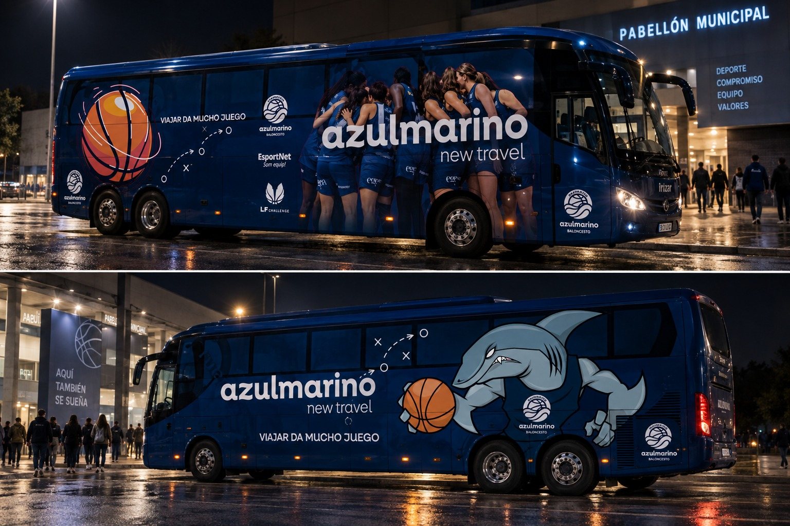 Azul Marino: diseño · adaptación · impresión · montaje