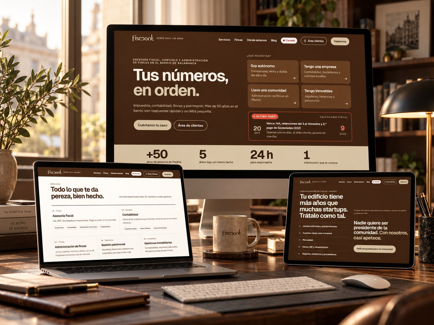 Fisccont: web · diseño